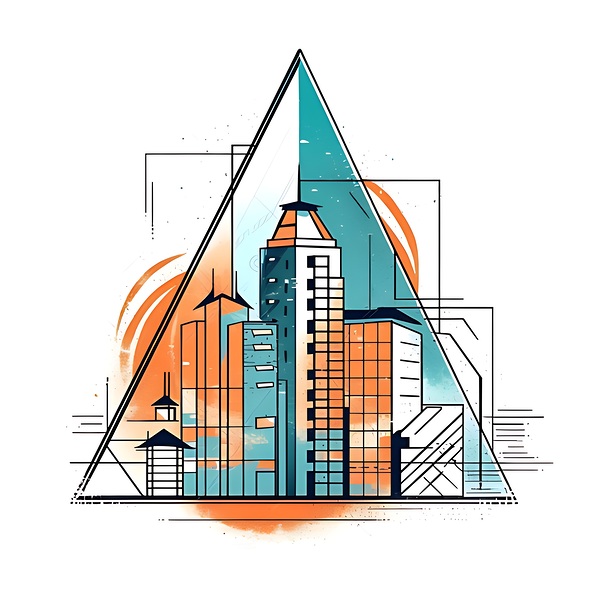 architecture building construction modern futuris Print