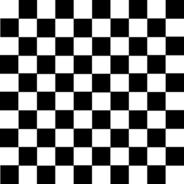 grid domino bench and black Print