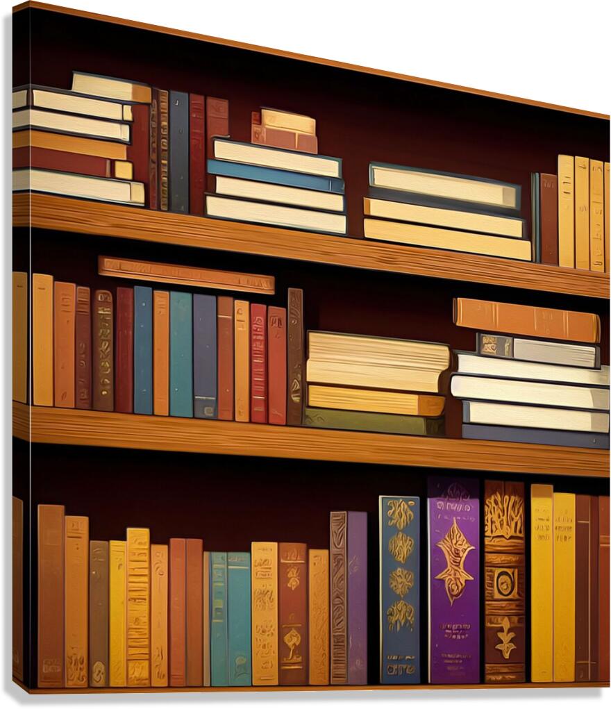 book nook books bookshelves comfortable cozy lite 1708435146.1016 Canvas Print