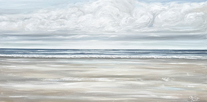 Original coastal abstract seascape oil painting t