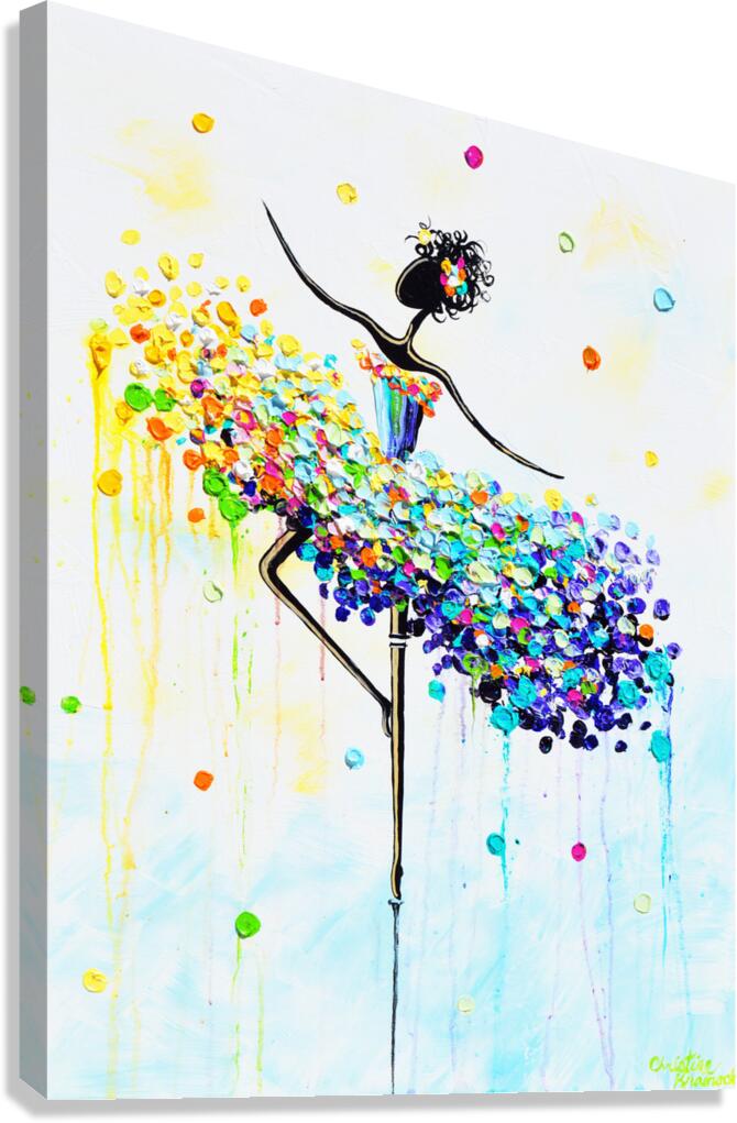 Dancer en Pointe Canvas Print