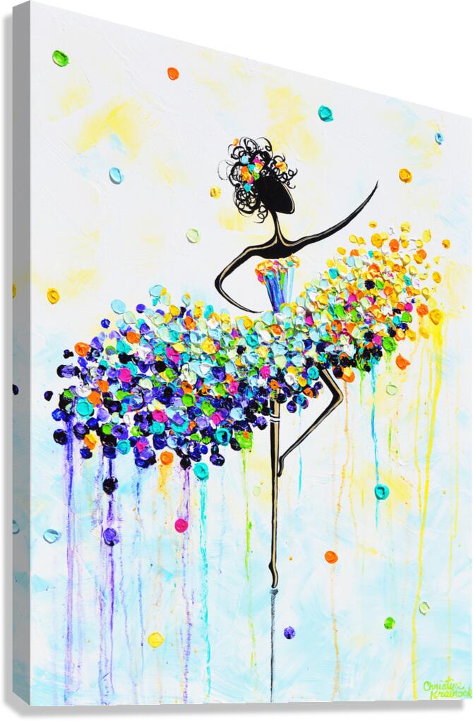 The Dancers Joy Canvas Print