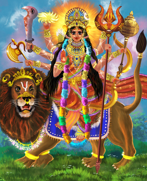 Durga 4 Print
