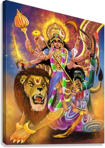Durga 3 Canvas Print