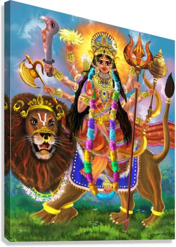 Durga 4 Canvas Print