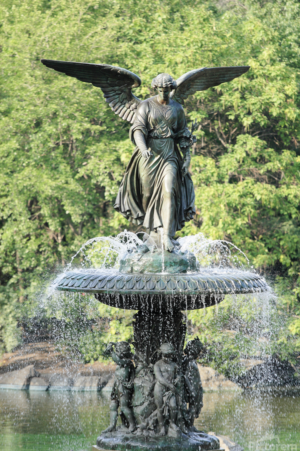 Angel of The Waters Fountain by DW labs Incorporated Wall Art