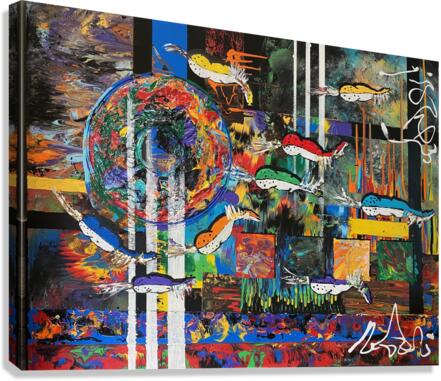 Rounded Up - Horizontal Canvas Print