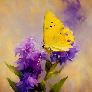 Orange Sulphur butterfly