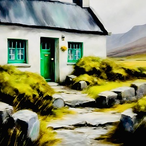Traditional Irish cottage
