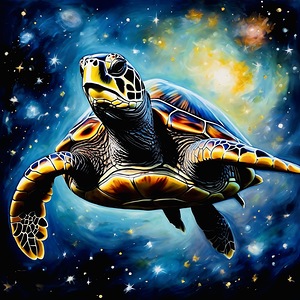 Cosmic turtle