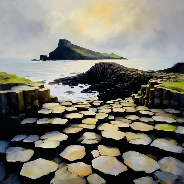 The Giant’s Causeway  by Island Art Studio