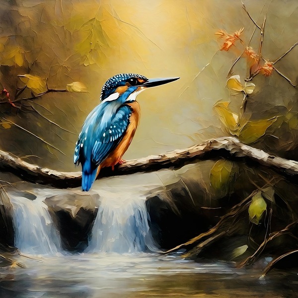 Kingfisher Print