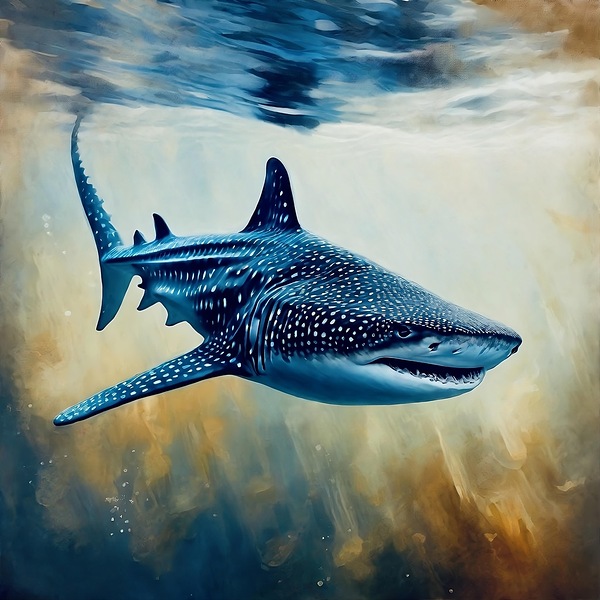 Sedately swimming by Island Art Studio