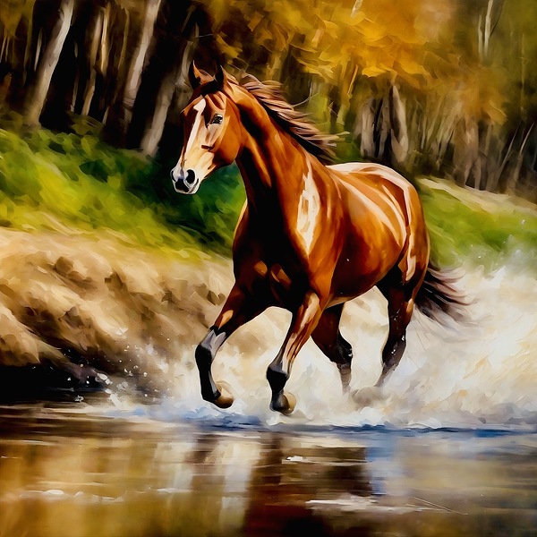 Elegance in motion Print