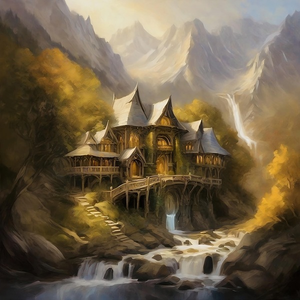 Rivendell Last Homely House by Island Art Studio