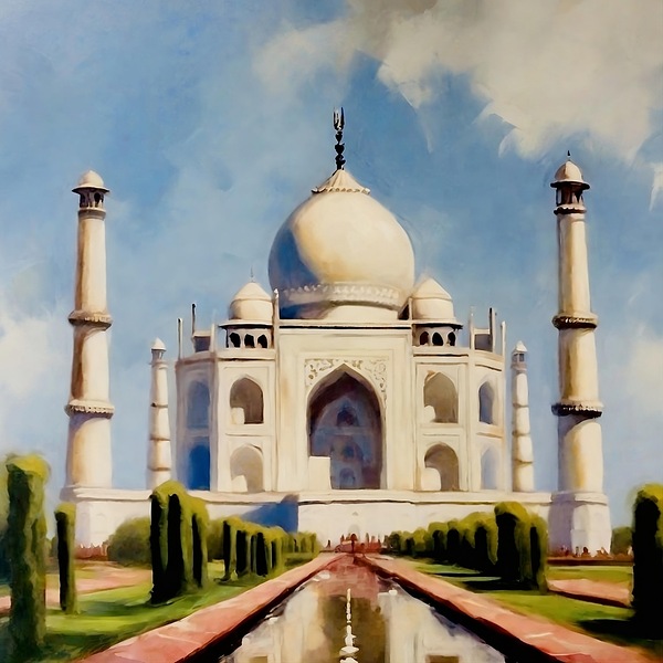 The Taj Mahal  by Island Art Studio
