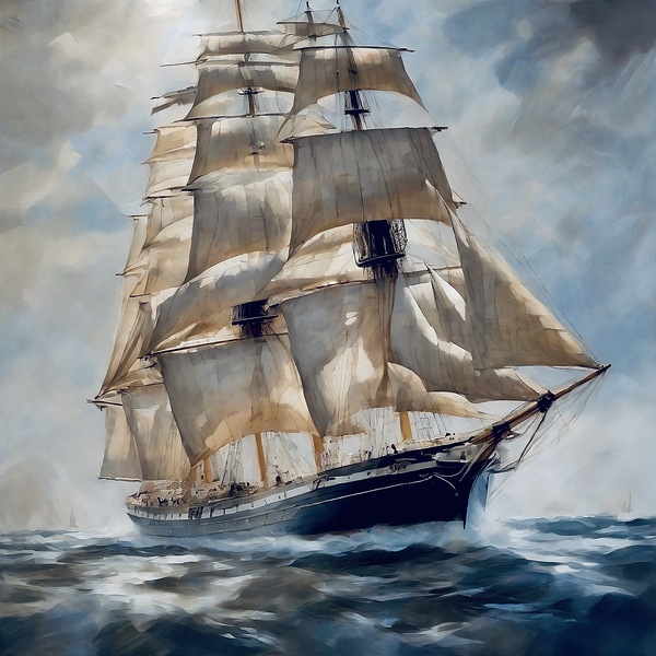 The splendour of the Cutty Sark by Island Art Studio