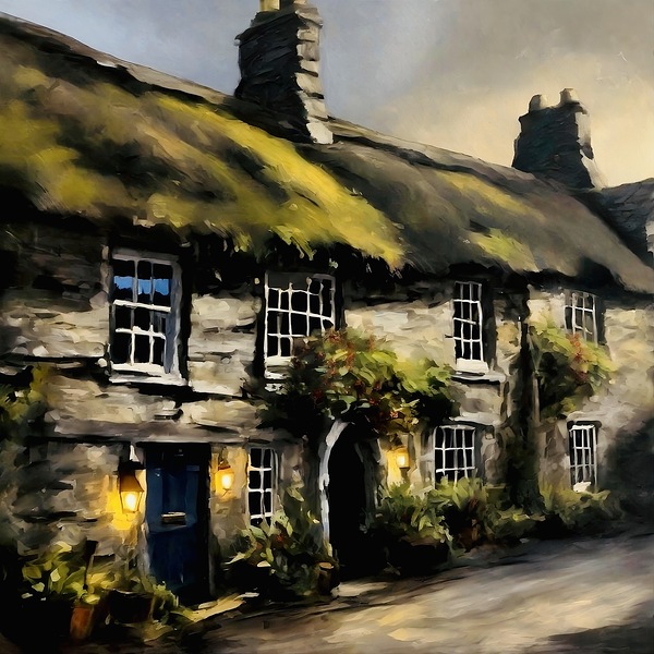 Jamaica Inn Bodmin moor Cornwall by Island Art Studio