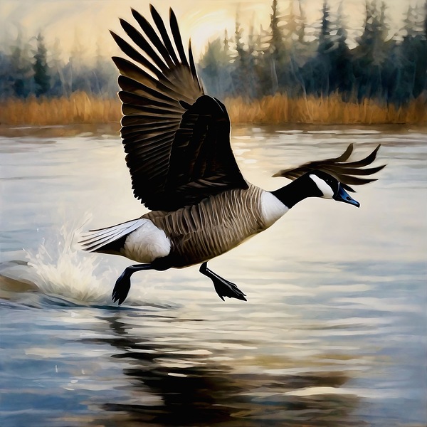 Canada Goose by Island Art Studio