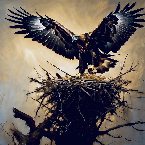 Golden eagle Print