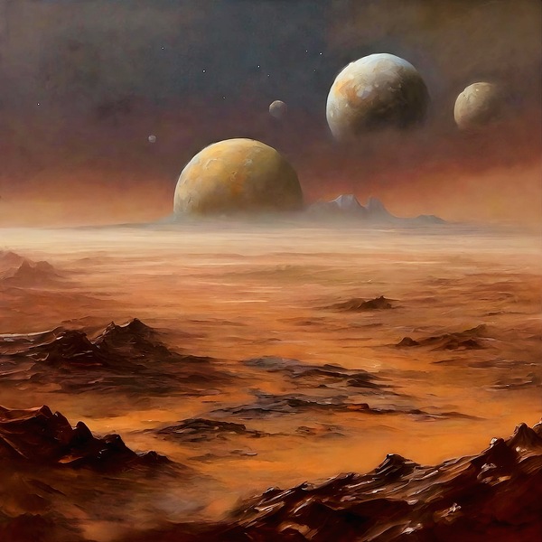 New worlds Print