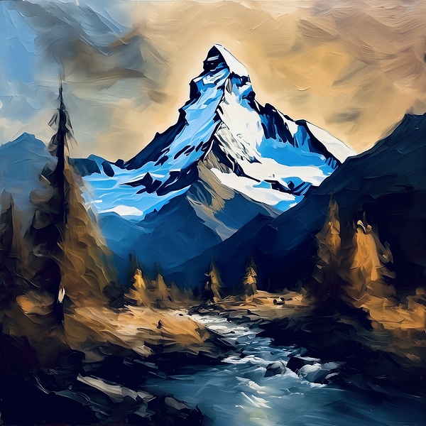 The Matterhorn by Island Art Studio