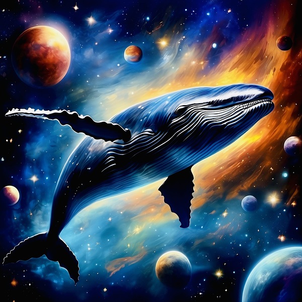 Cosmic journey by Island Art Studio