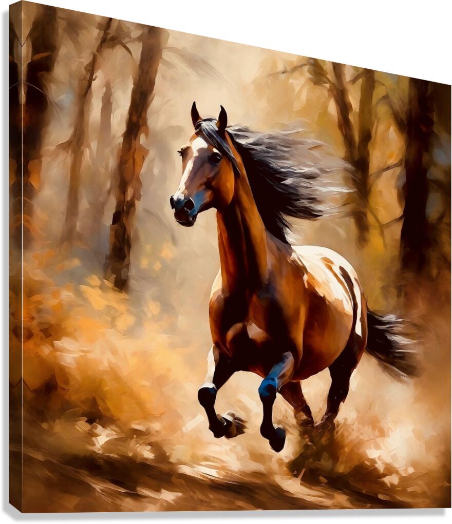 Arabian horse Canvas Print