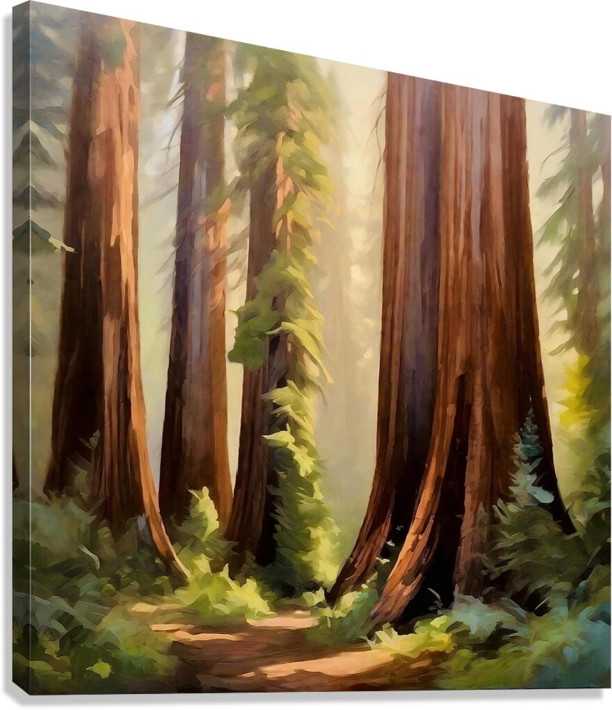 Forest giants Canvas Print