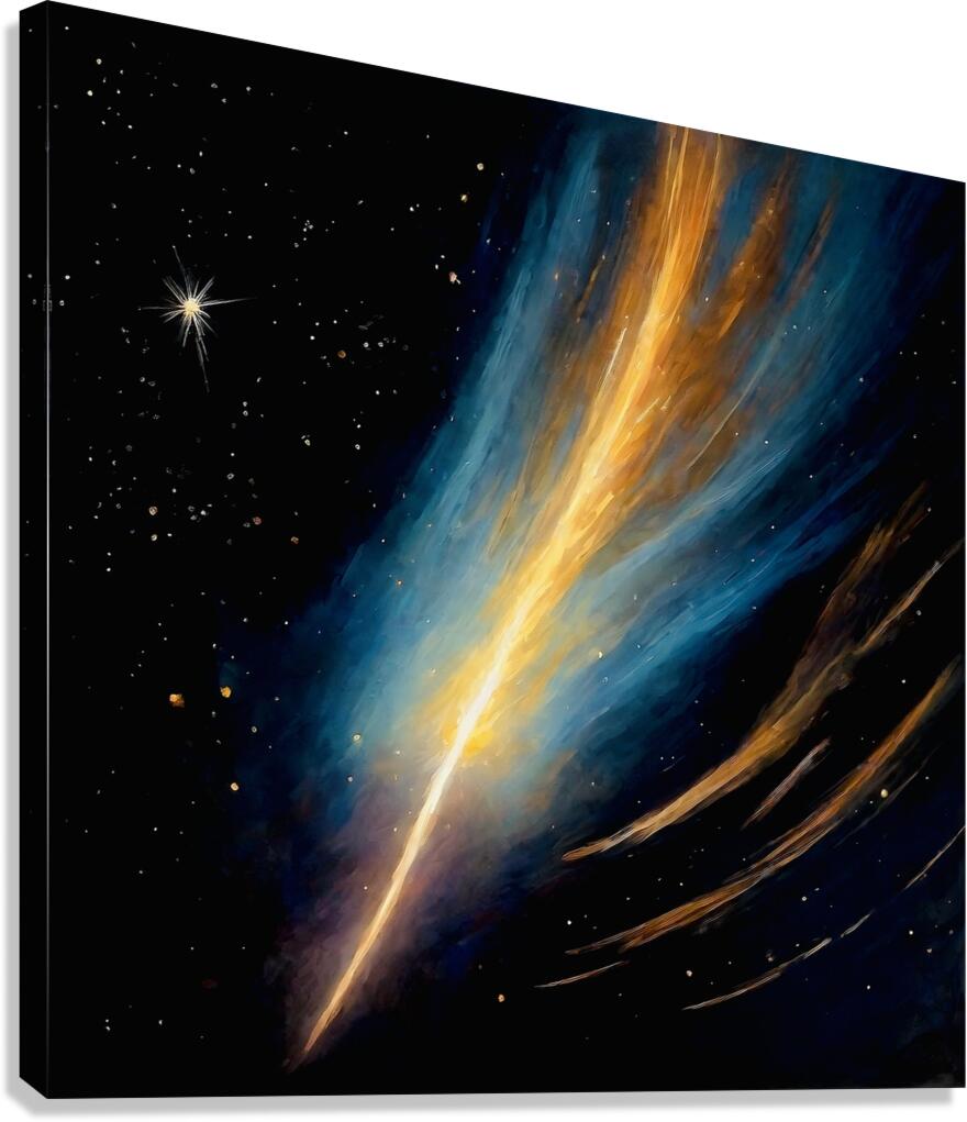 Cosmic fireworks  Canvas Print