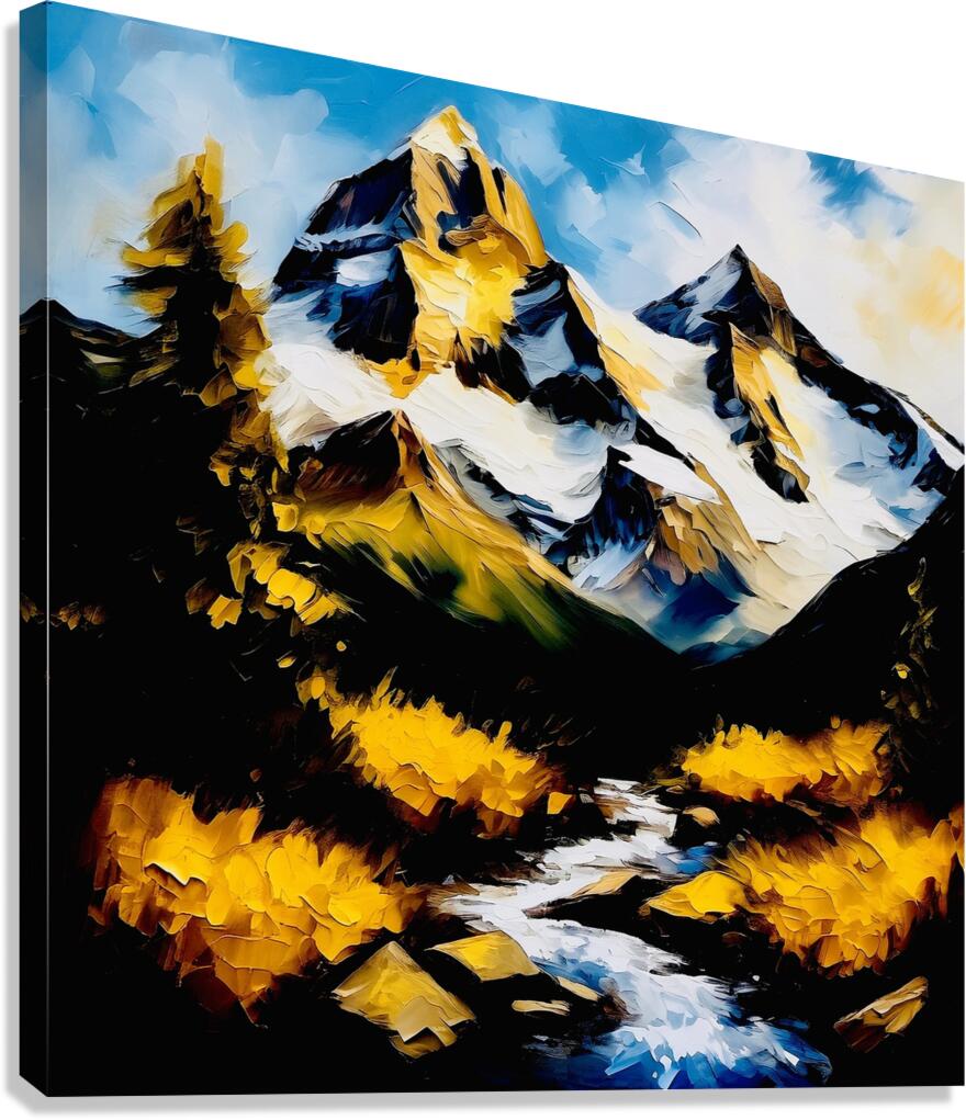 The Eiger Canvas Print