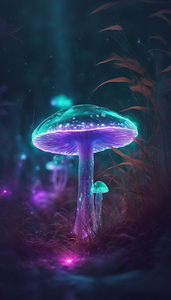 Neon Mushrooms V4