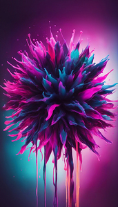 Neon Paint Splashes V2