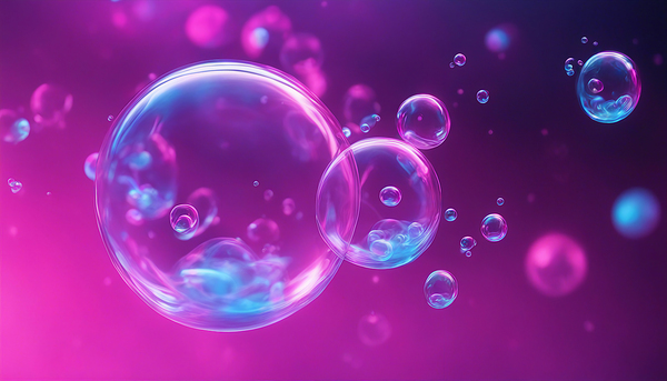 Neon Bubbles V4 Print