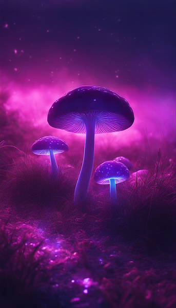 Neon Mushrooms V10 by MelloW