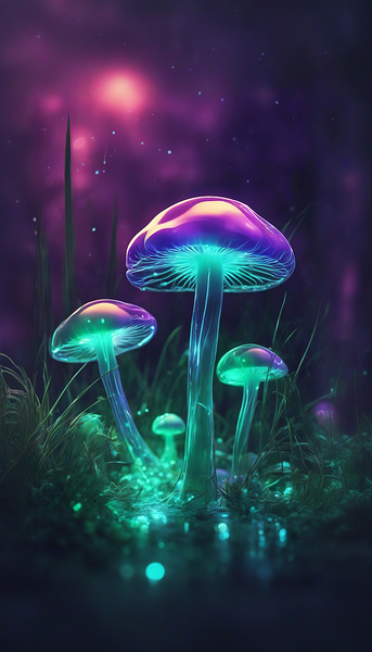 Neon Mushrooms V2 by MelloW