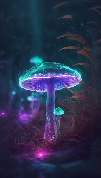 Neon Mushrooms V4 by MelloW