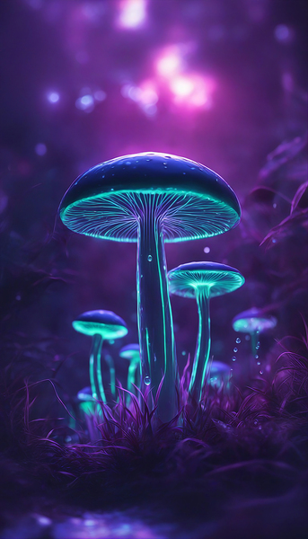 Neon Mushrooms V6 by MelloW