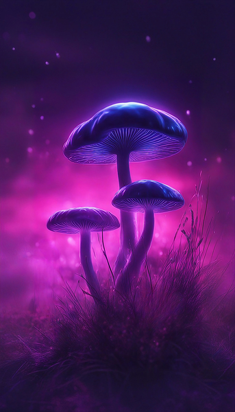 Neon Mushrooms V9 by MelloW