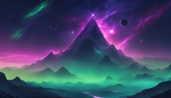 Neon Sky V5 Print