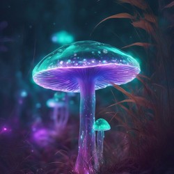 Neon Mushrooms V4