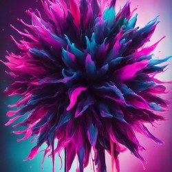 Neon Paint Splashes V2