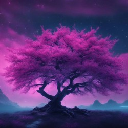 Neon Sakura Tree V10