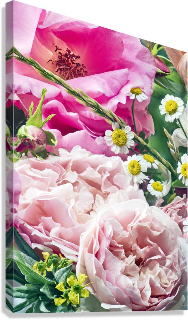 Abundant flowers Canvas Print