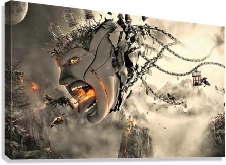 3100 Canvas Print