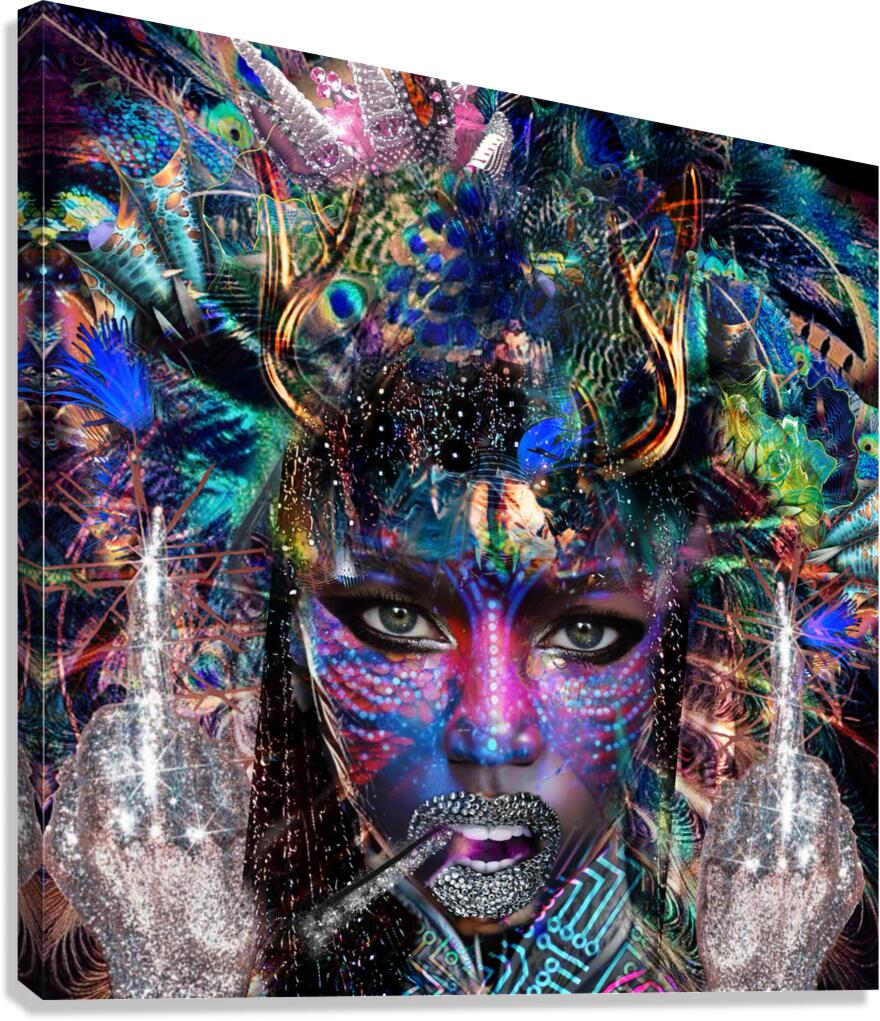 Astra the Weaver of Fates Canvas Print