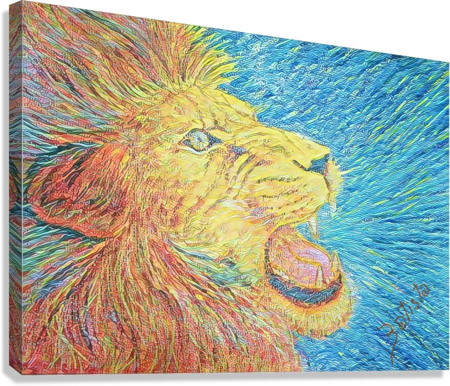 Leon de Juda Canvas Print