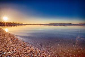 First Light at the Beach Greenport NY