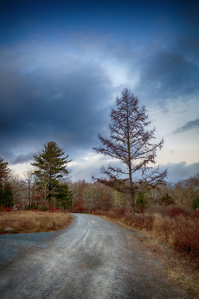 Empty Country Road Pocono Mountains Print