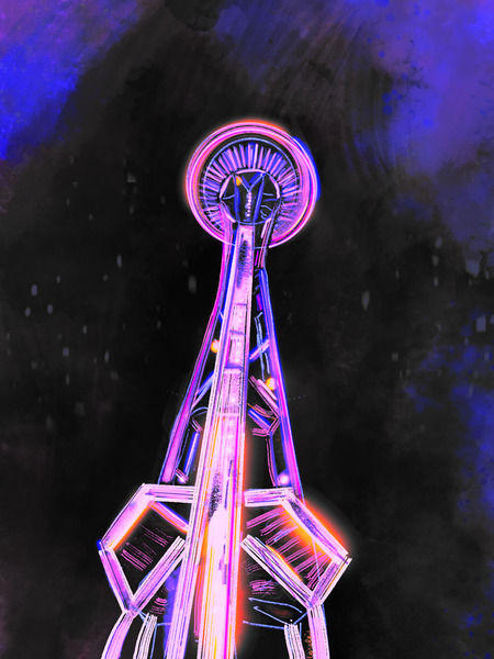 Space Needle by Syrenwork
